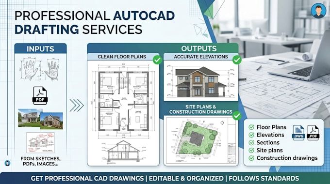 professional autocad drafting architectural floor plan cad drawing service