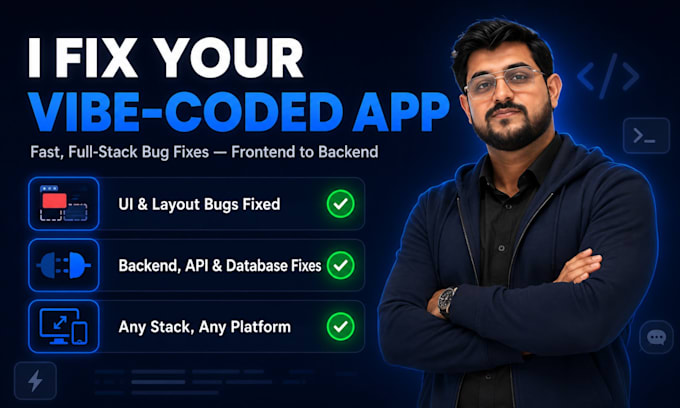 fix bugs and errors in your vibe code website lovable, bolt etc