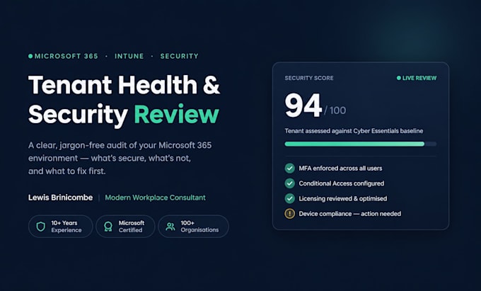 audit and secure your microsoft 365 and intune environment