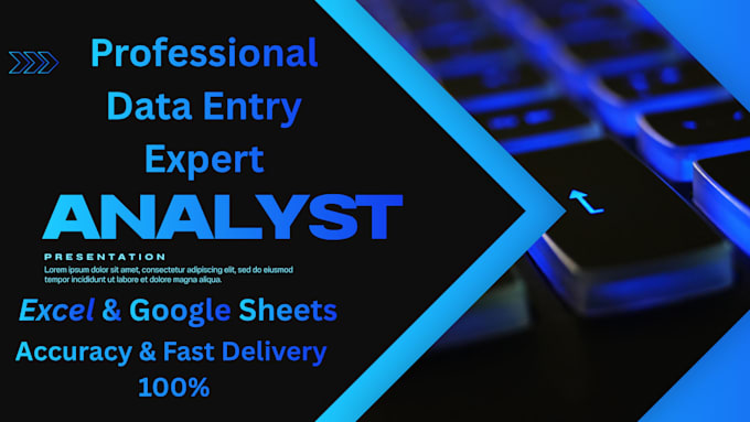 do professional data entry and excel spreadsheet work