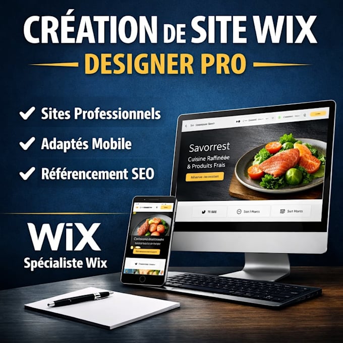 create a professional website for local business