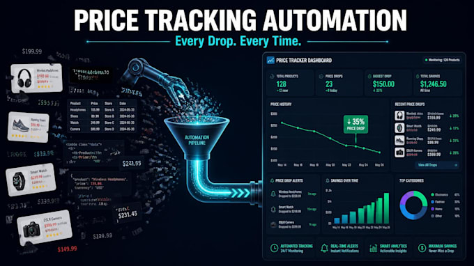 scrape amazon or shopify prices and stock data with python