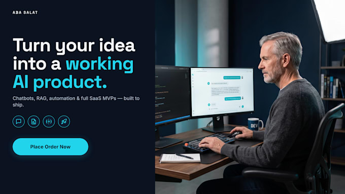 develop your ai saas web app, chatbot and ai agent as senior dev