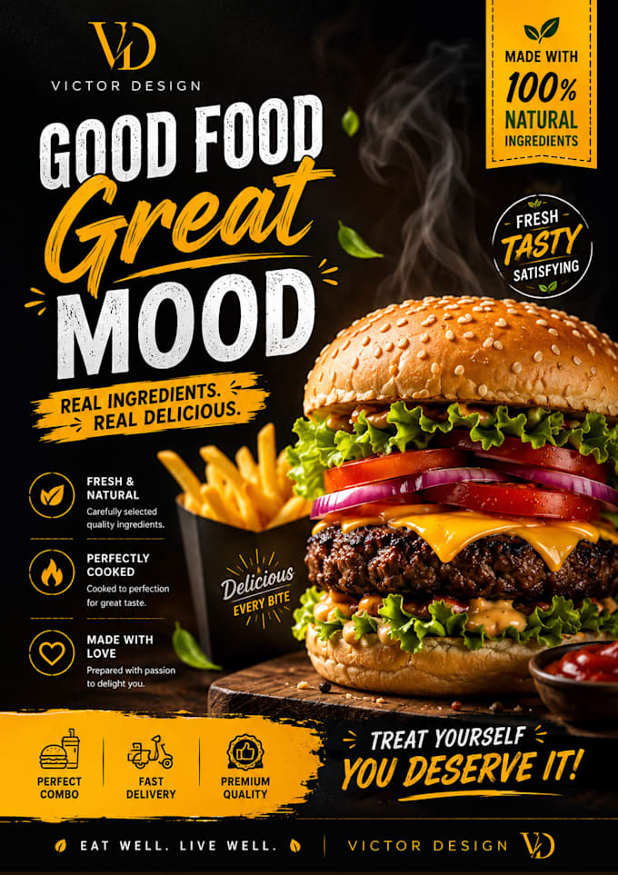 create a poster design for your product