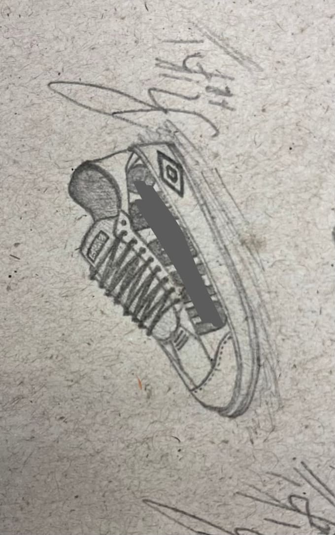create an original sneaker design from scratch