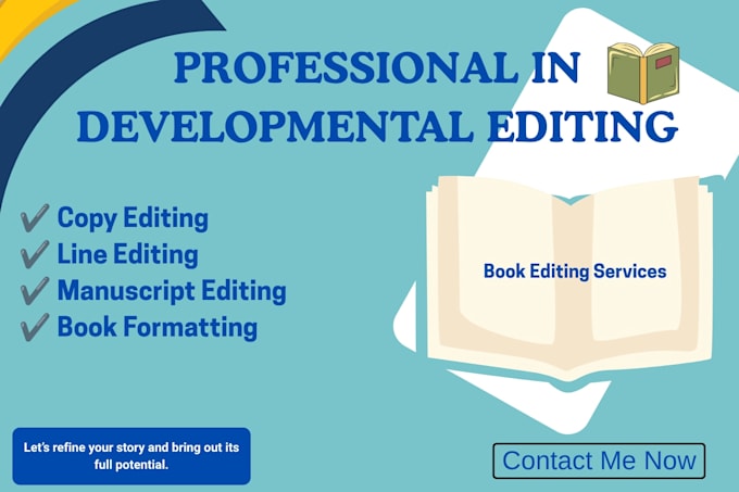 give line edit copy edit your manuscript for publication