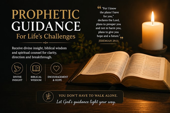 give you solution to life problems through prophecy
