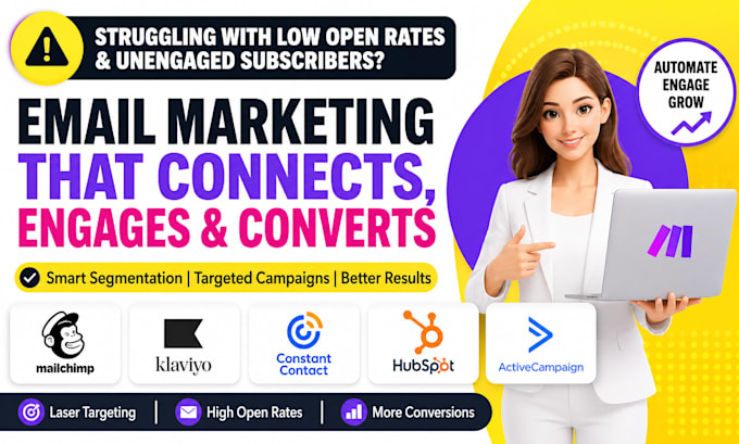 mailchimp klaviyo constant contact hubspot kit activecampaign list segmentation
