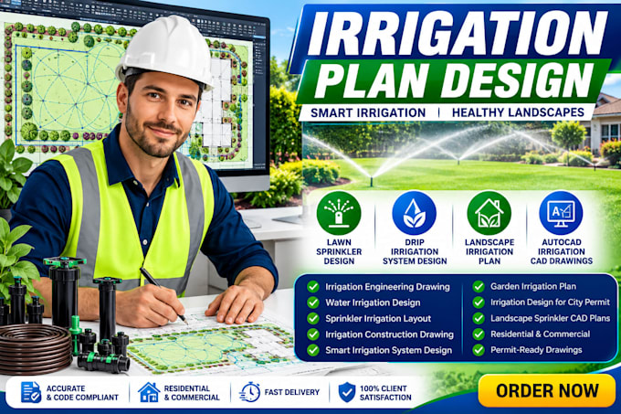 irrigation plan lawn sprinkler drip irrigation autocad cad drawings