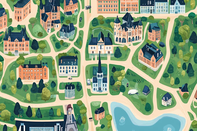 make vector map designs