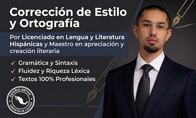 proofread and edit your spanish texts as a literature expert