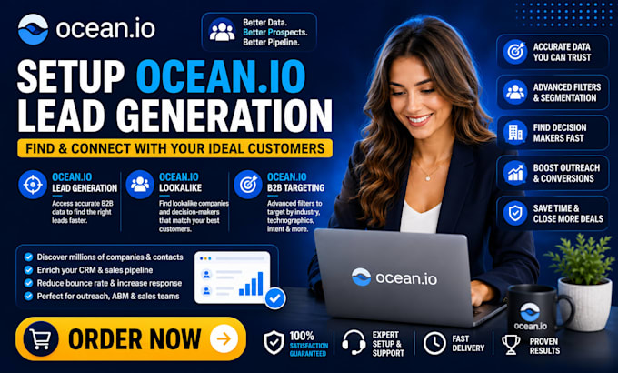 setup ocean io lead generation ocean io lookalike ocean io b2b targeting