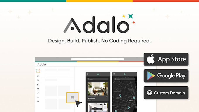 build a custom no code app or mvp using bubble, flutterflow, adalo, or gilde