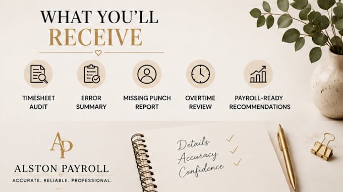 audit employee timesheets for accurate payroll processing