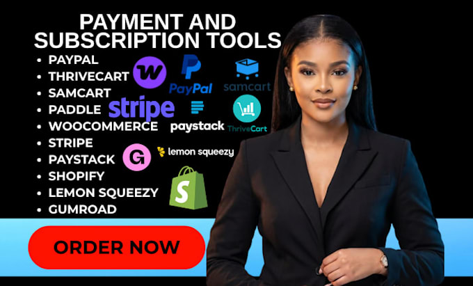 setup payment and subscription tools paypal stripe paystack samcart woocommerce