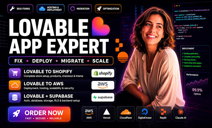 migrate lovable to shopify aws deploy lovable website lovable ai supabase vercel