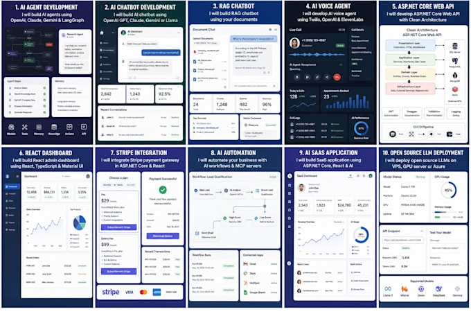 ai chatbot using openai gpt, claude, gemini or llama