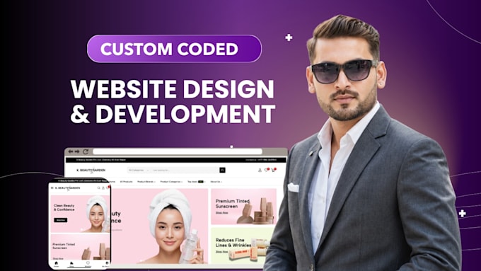 create a fully custom coded website for your business