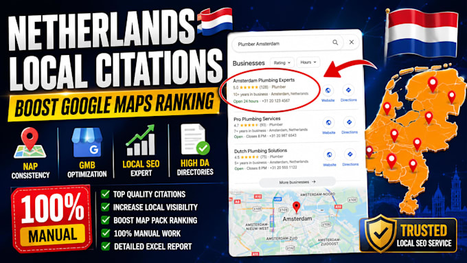 do top 200 netherlands citations for local SEO