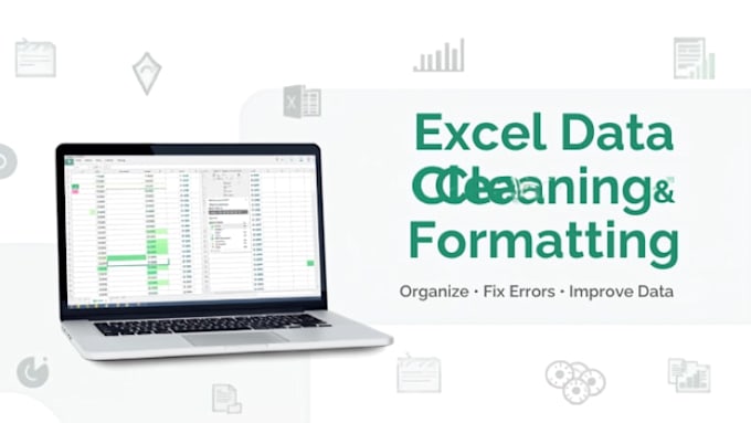 clean, organize and format excel spreadsheets