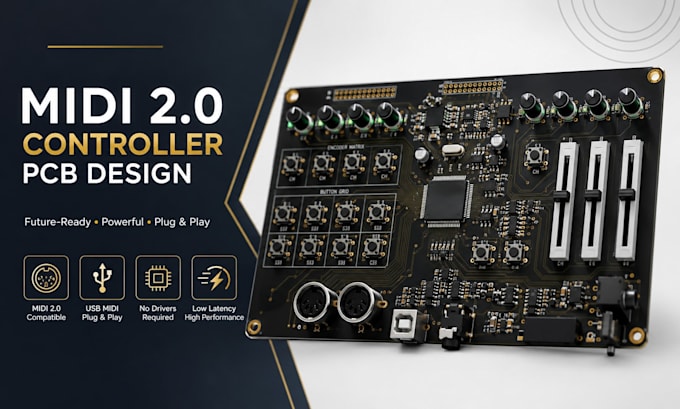 design midi 2 0 controller pcb compatible hardware usb midi driver install read