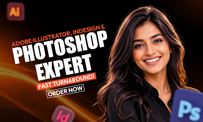 be your expert photoshop, illustrator, and indesign designer