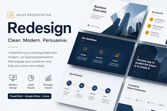 redesign your b2b sales presentation into a modern client winning deck