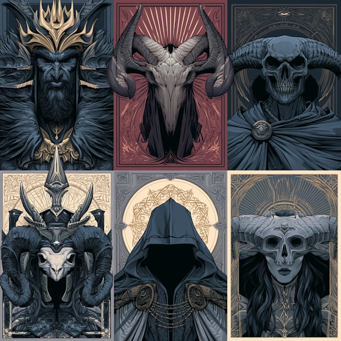 design fantasy horror and fantasy horror character