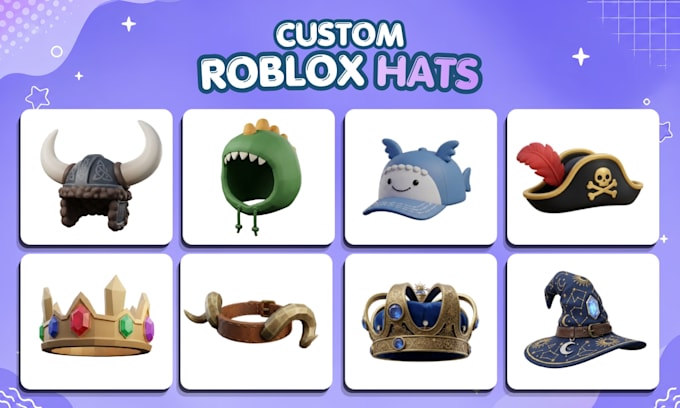 design custom roblox ugc clothing, accessories, and hair