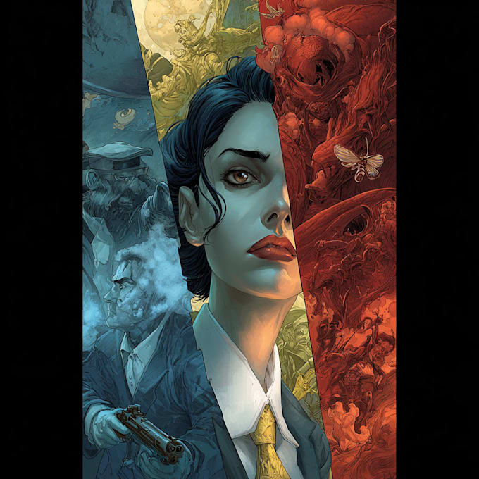comic book illustration graphic novel comic cover comic art