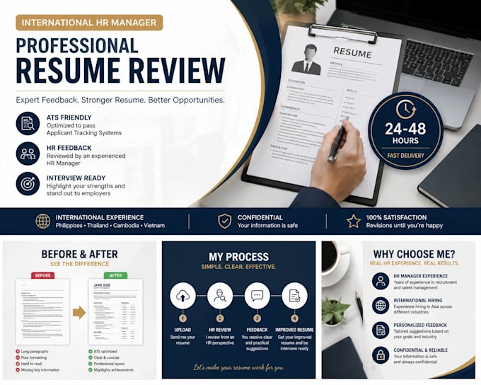 review and improve your resume professionally