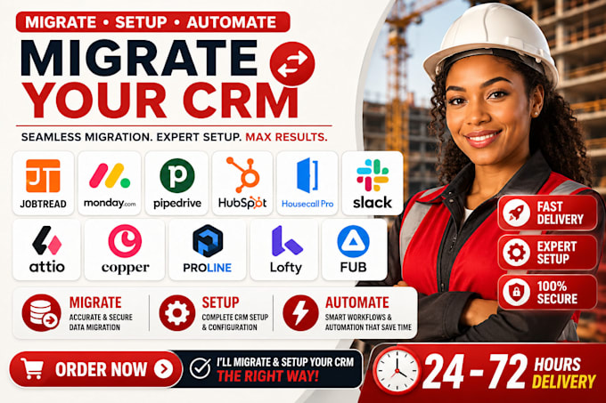 migrate jobtread monday pipedrive hubspot housecall slack attio copper proline