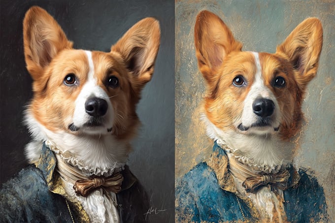 do princess portrait female focused disney pet portrait art