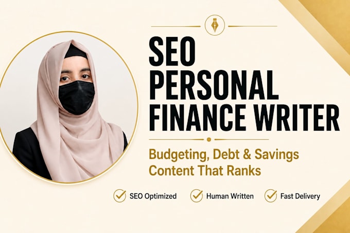 write SEO personal finance and fintech blog content