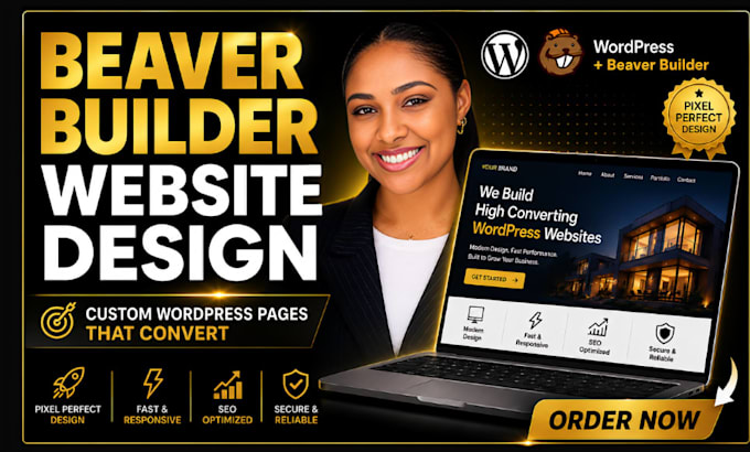 design a professional beaver builder wordpress website