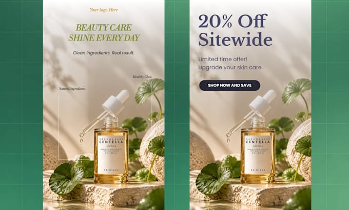 design website banner ads, banner design, product ad, slider