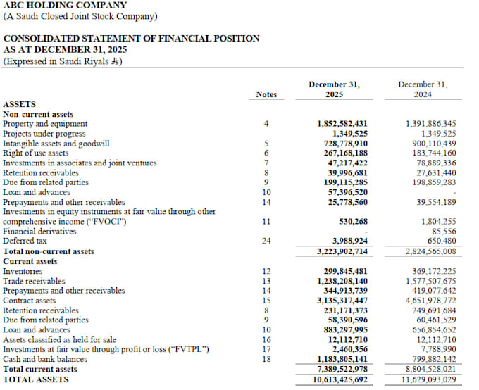 group consolidated financial statement, trial balance, other