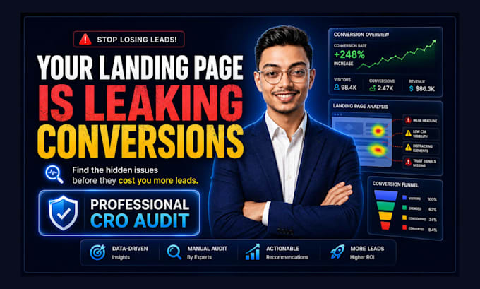 audit your landing page for more leads