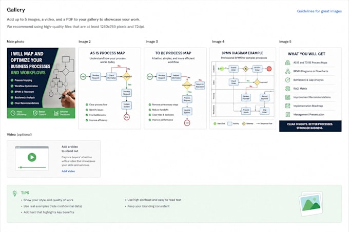map and optimize your business processes and workflows