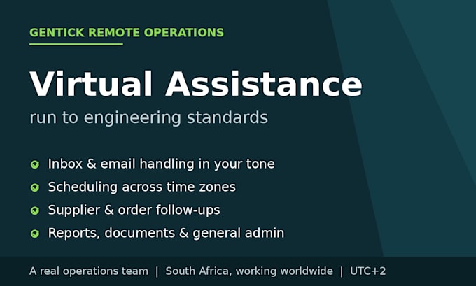 be your virtual assistant for admin, inbox and scheduling