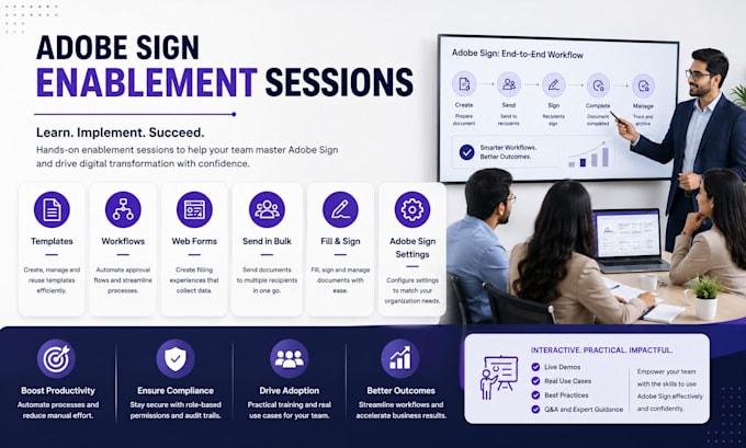 train your team on adobe acrobat sign features in 10 sessions