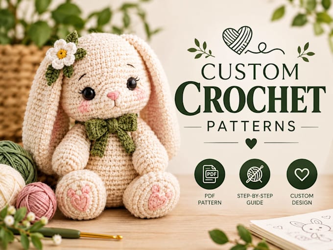 create custom crochet patterns and amigurumi PDF instructions