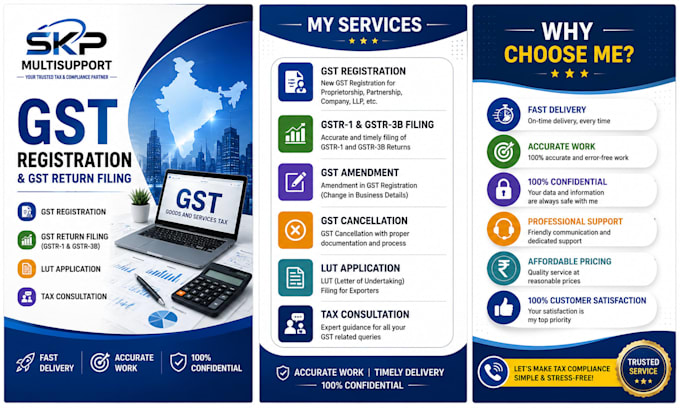 do gst registration and gst return filing