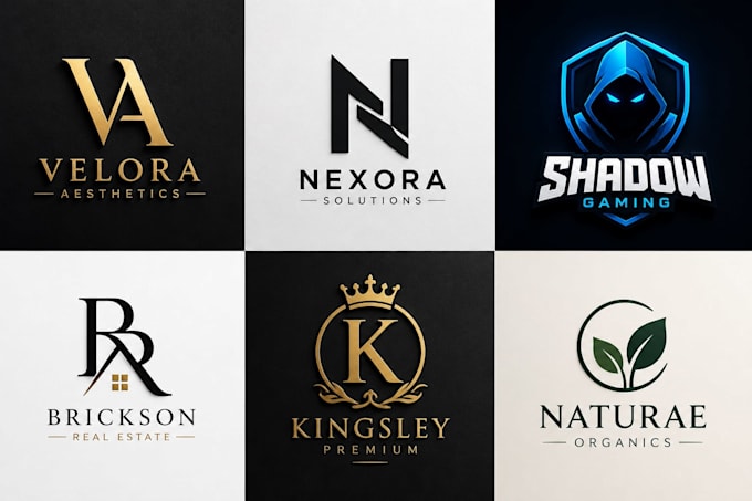 minimal lettermark logo design