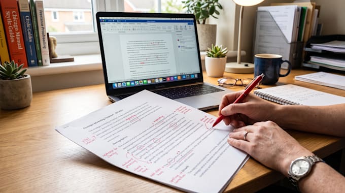 edit and check english documents