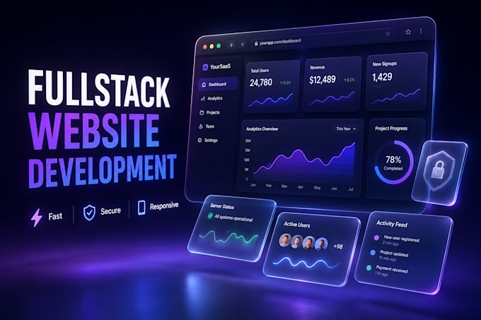 build a fullstack website with react or vue