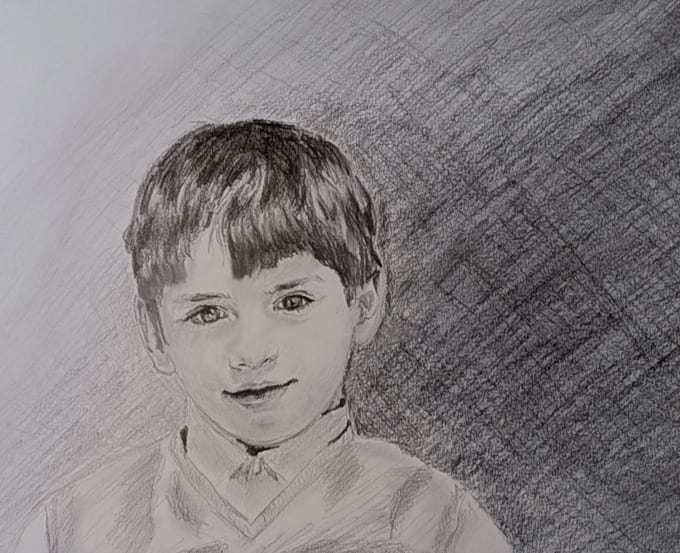 create a realistic pencil portrait