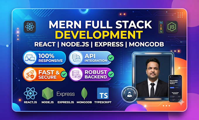 develop full stack mern web application