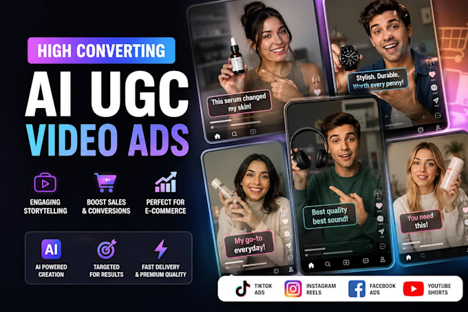 make high converting ai ugc video ads for ecommerce