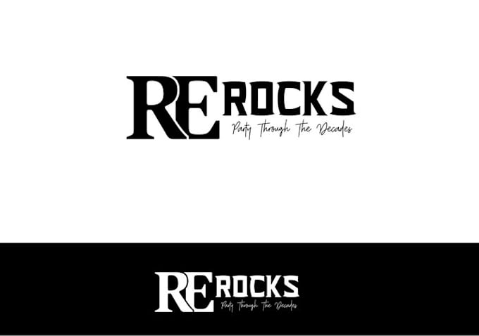 design unique rocks logo